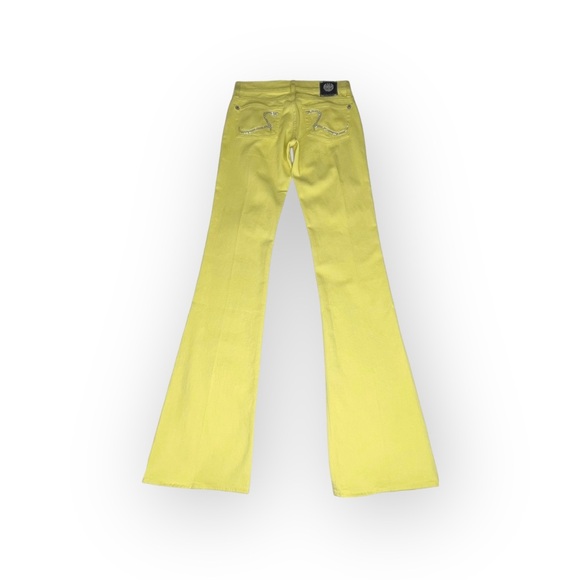 new Rock & Republic ☀︎︎ Swarovski® Crystal Kiedis Stretch Jeans ☀︎ Neon Yellow - Picture 13 of 16